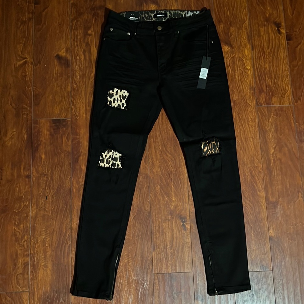 Black Jeans w/animal print